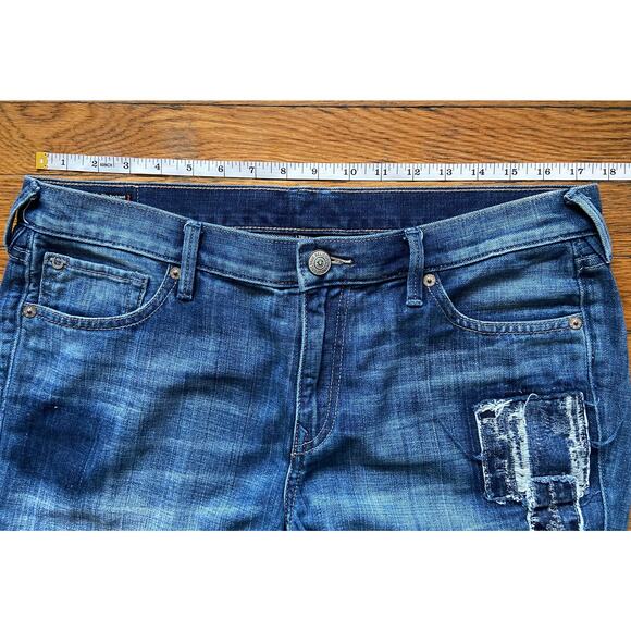 TRUE RELIGION 'Cameron' Slim Boyfriend Jeans sz 30 (actual 35W) - Picture 12 of 16